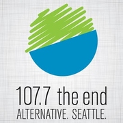 107.7 The End logo